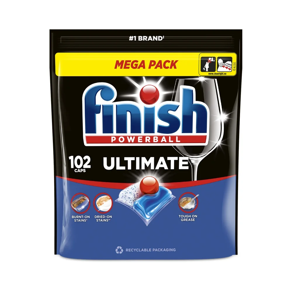 Finish Ultimate kapsle do umývačky riadu - Fresh 102 ks