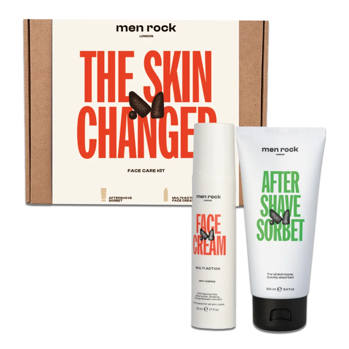 Súprava starostlivosti o mužskú pleť  Men Rock The skin changer