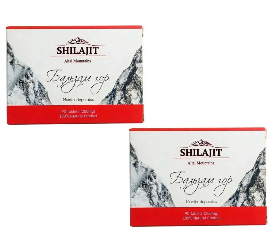 Mumijo (Shilajit) 100% čisté 90 tabliet 2ks