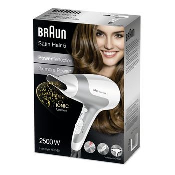 BRAUN Satin Hair 5 - HD 580 1×1 ks, fén na vlasy