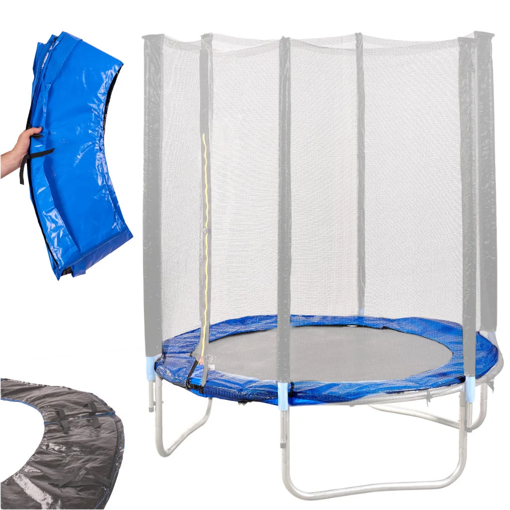 Kryt pružín na trampolínu 183 cm (6 ft) – PVC, pena 1,5 cm, modro‑čierny