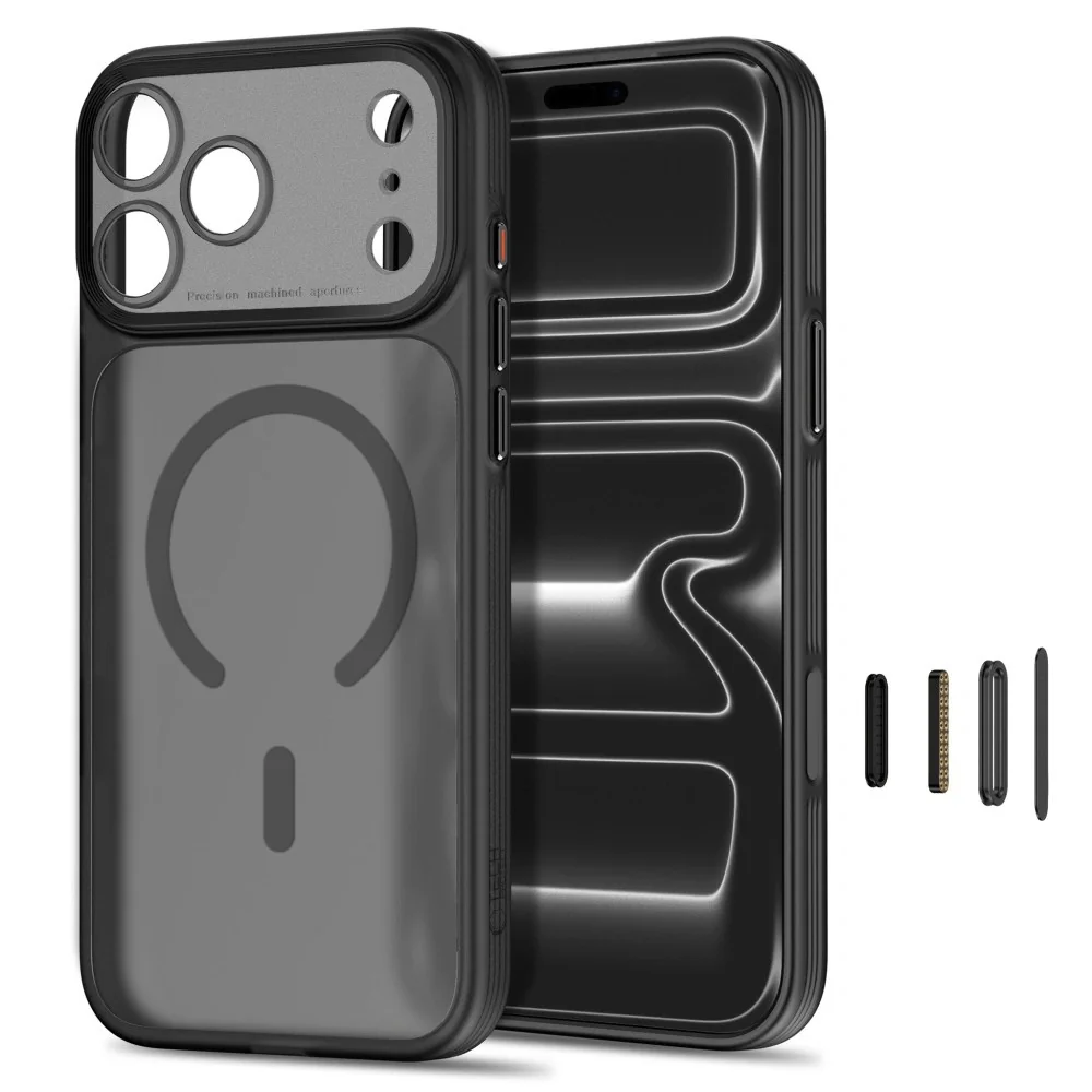 Tech-Protect MagPrime MagSafe CC kryt na iPhone 17 Pro Max / 18 Pro Max, čierny