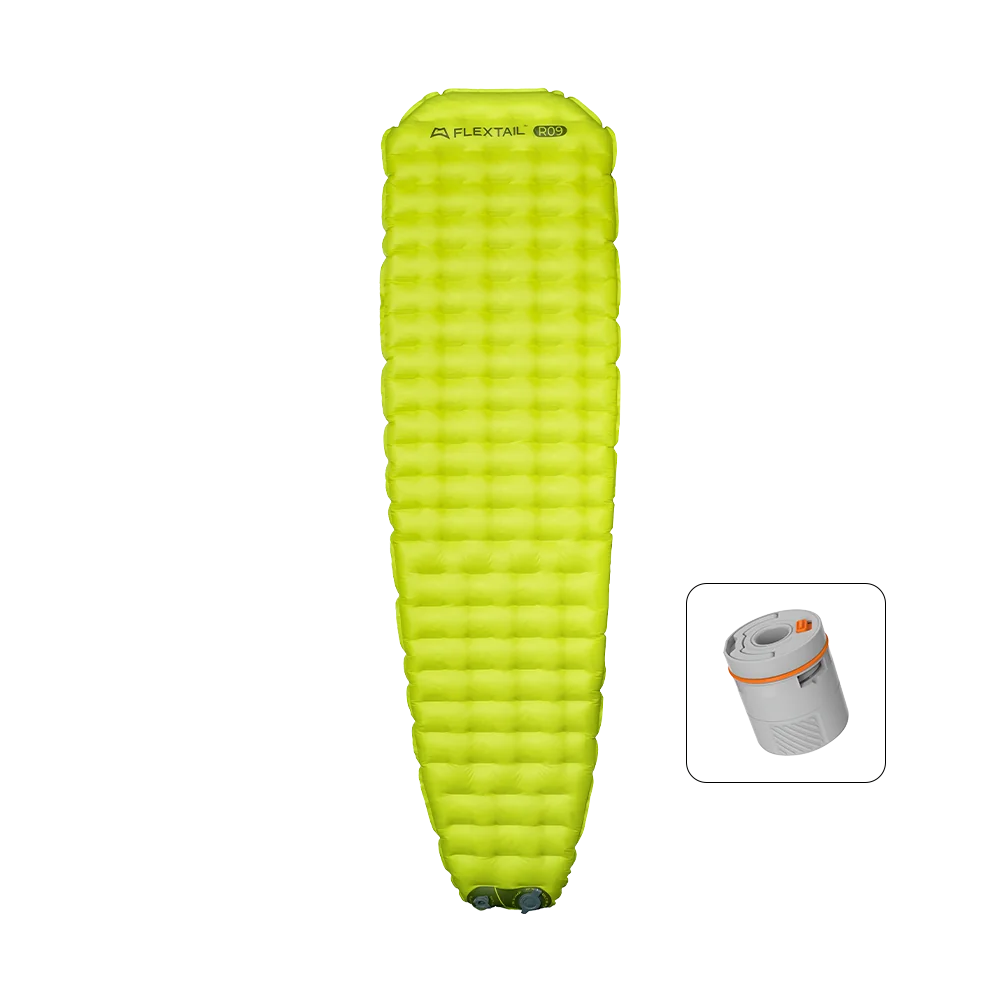 TINY Sleeping Pad R09 AVS Mummy Ultraľahká karimatka s batériovou pumpou