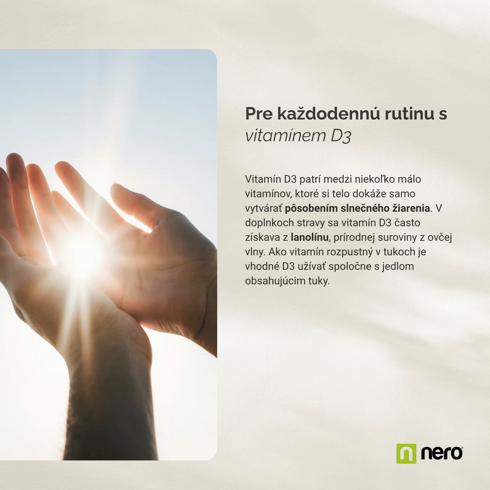 NERO Vitamin D3 2000 IU 365 tabliet
