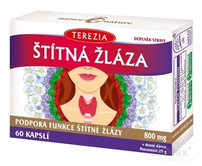 TEREZIA Štítna žľaza 1×60 cps, výživový doplnok