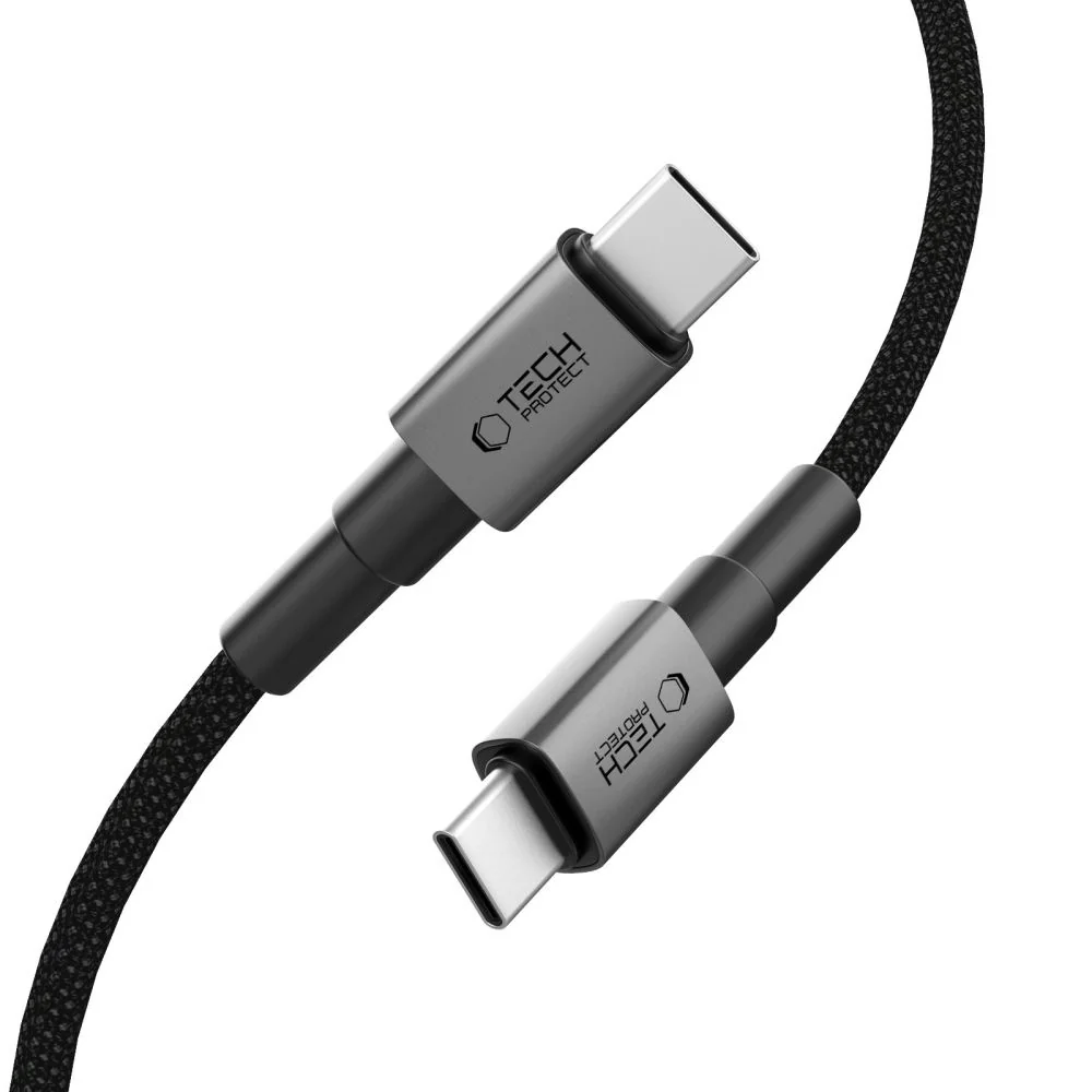 Tech-Protect Ultraboost DNA kábel USB-C / USB-C PD 100W / 5A 3m, šedý