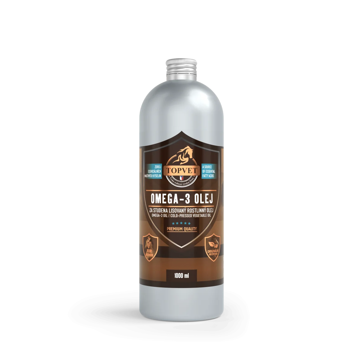 Omega-3 olej pre kone - 1000 ml - Green idea