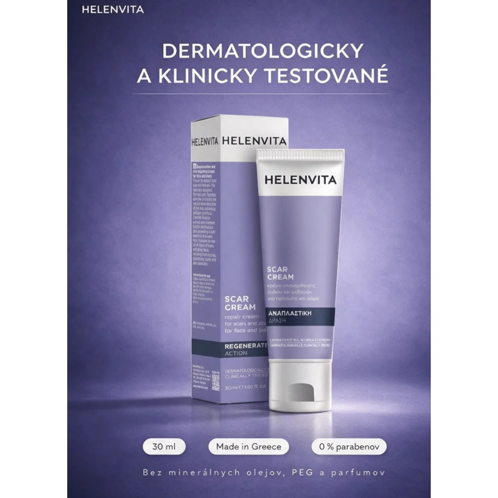 Helenvita Krém na jazvy 30 ml na tvár a telo