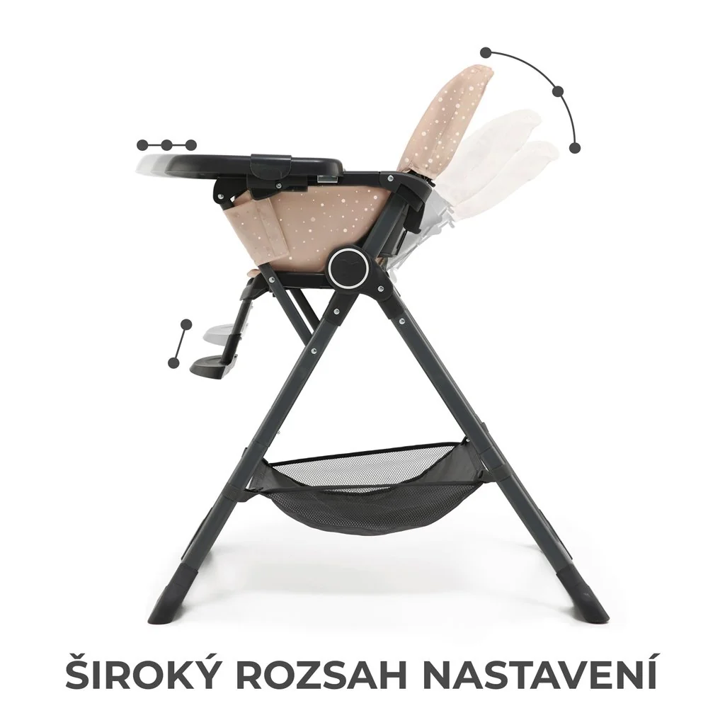 Stolička jedálenská Foldee Pink