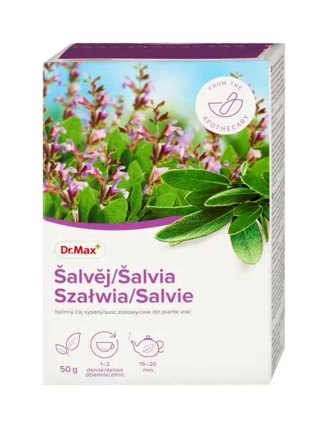 Dr. Max Šalvia 1x50 g, bylinný čaj, sypaný