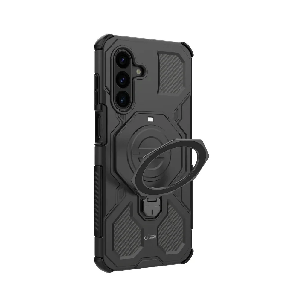 Tech-Protect TacticStand MagSafe kryt na Samsung Galaxy A17 / A18 4G / 5G, čierny