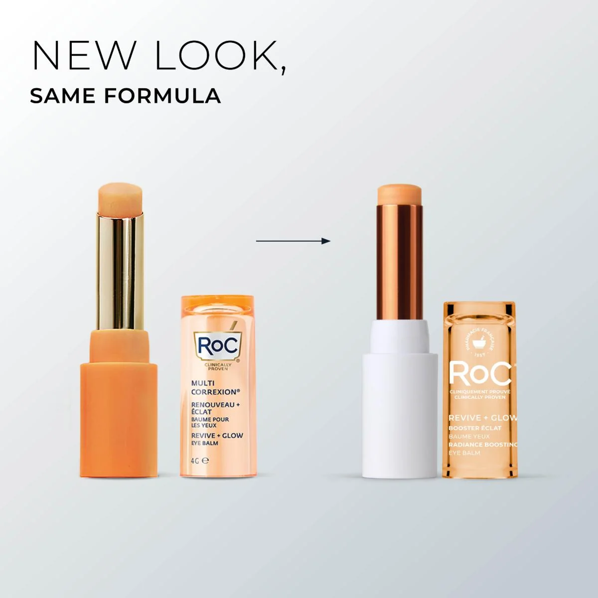 RoC Multi Correxion Revive + Glow očný balzam v tyčinke, 4 g 4 g