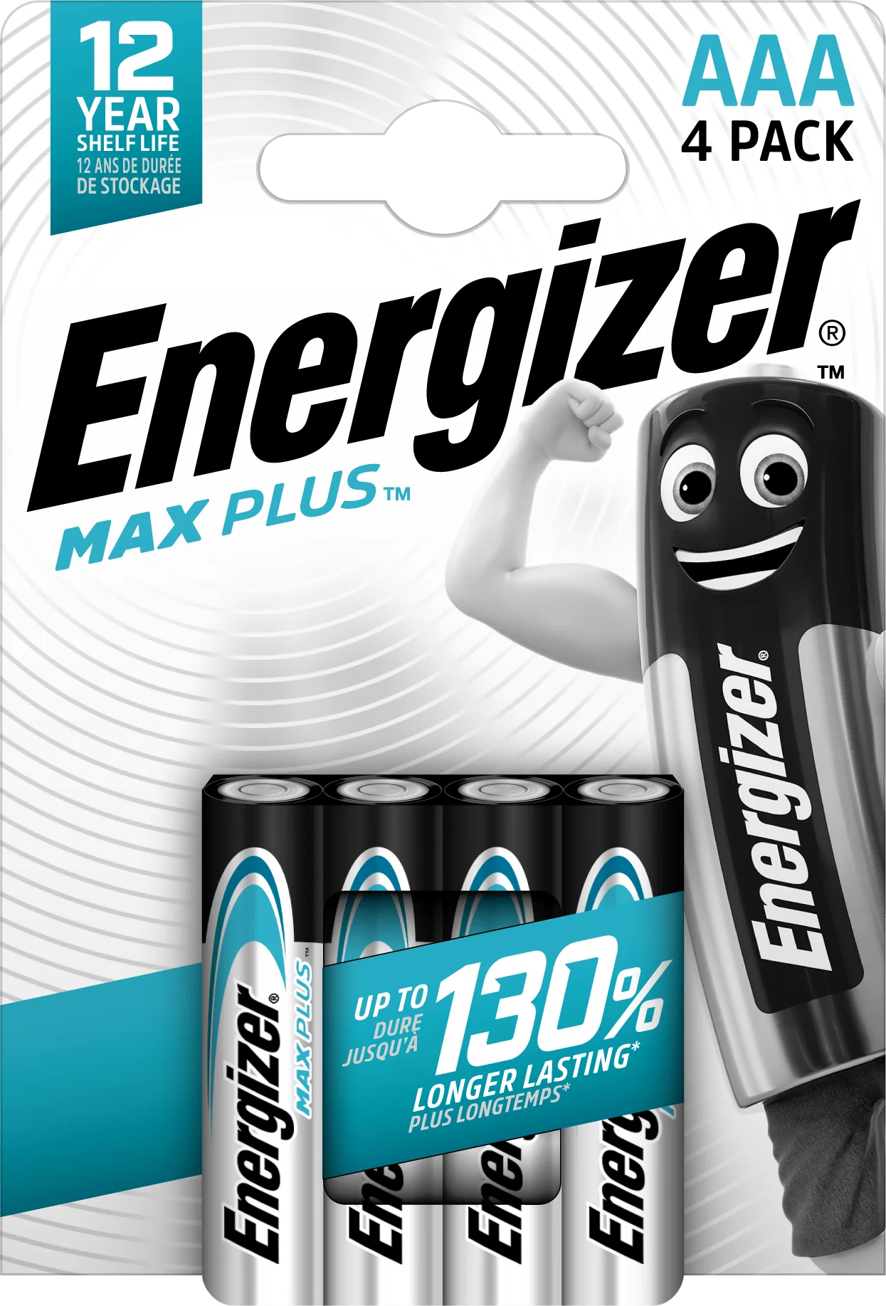 Energizer Max Plus AAA alkalické batérie 4ks E303320600