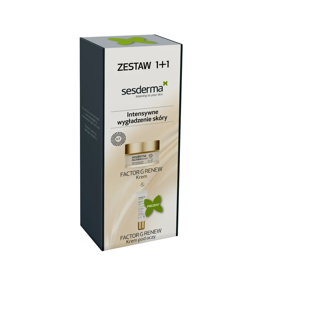 SESDERMA set dvoch produktov FACTOR-G Renew Krém proti stárnutí 50 ml + Očný krém 15 ml 1 set