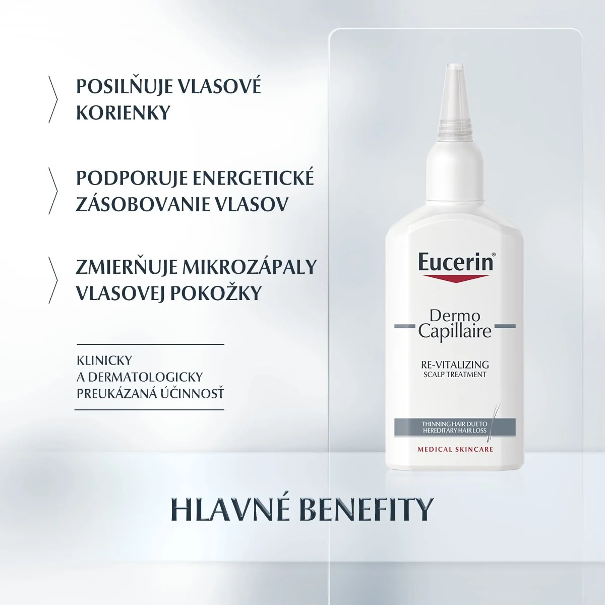 Eucerin DermoCapillaire proti vypadávaniu vlasov 1×100 ml, tonikum (re-vitalizing)