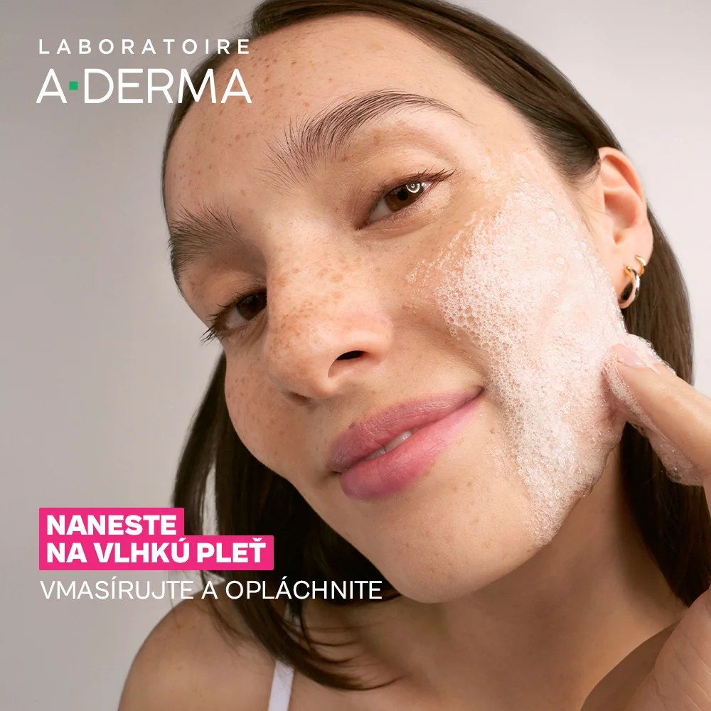 A-DERMA EXOMEGA Upokojujúci čistiaci gél 200 ml