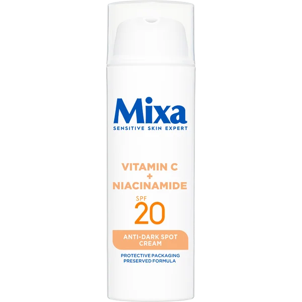 Mixa krém proti tmavým škvrnám SPF 20 1×50 ml, krém proti tmavým škvrnám