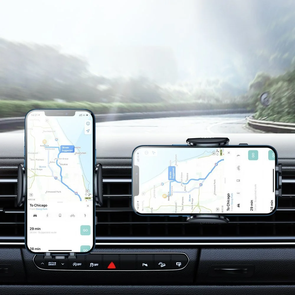 Joyroom Car Vent držiak na mobil do auta, čierny