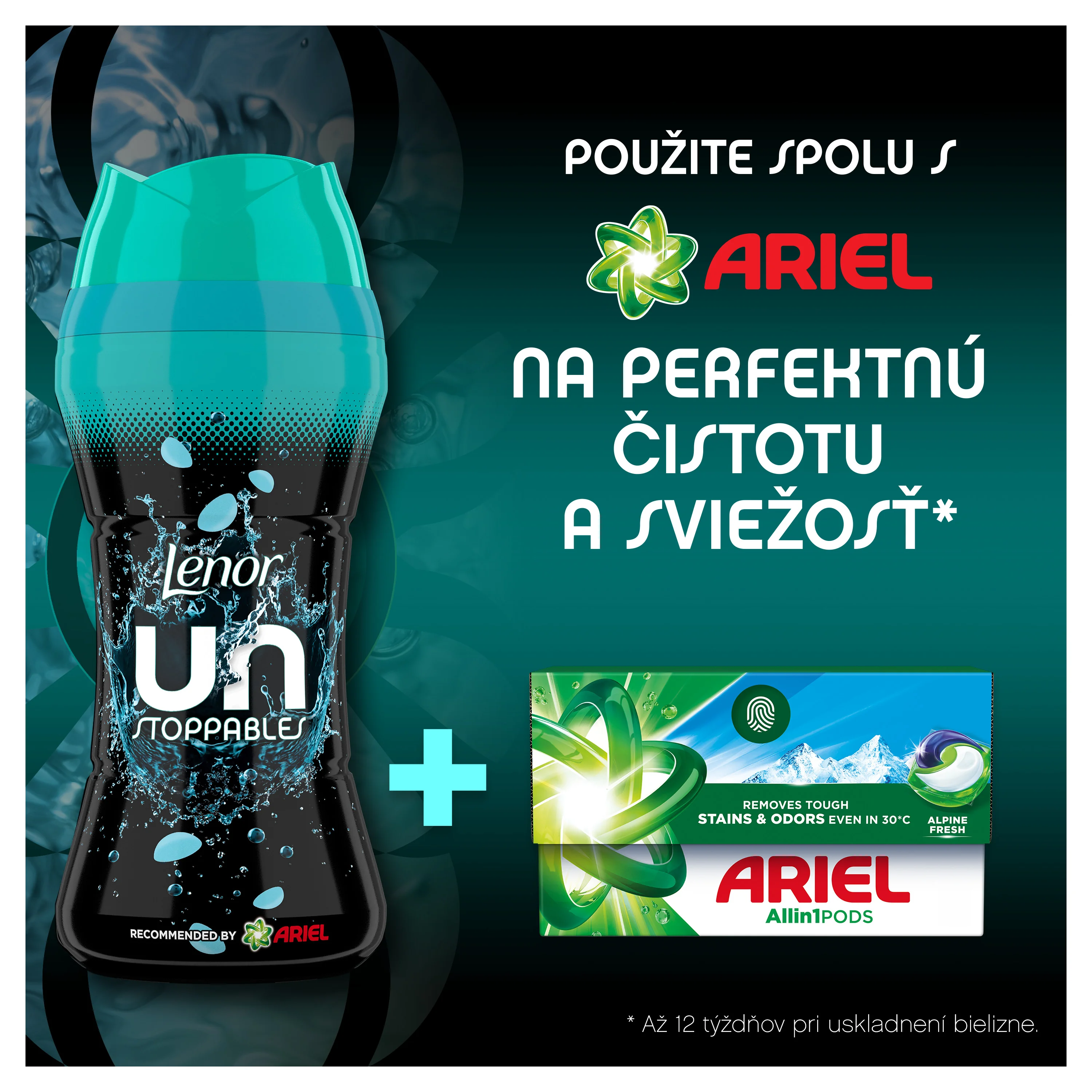 Lenor Unstoppables Fresh perličky do prania 195 g