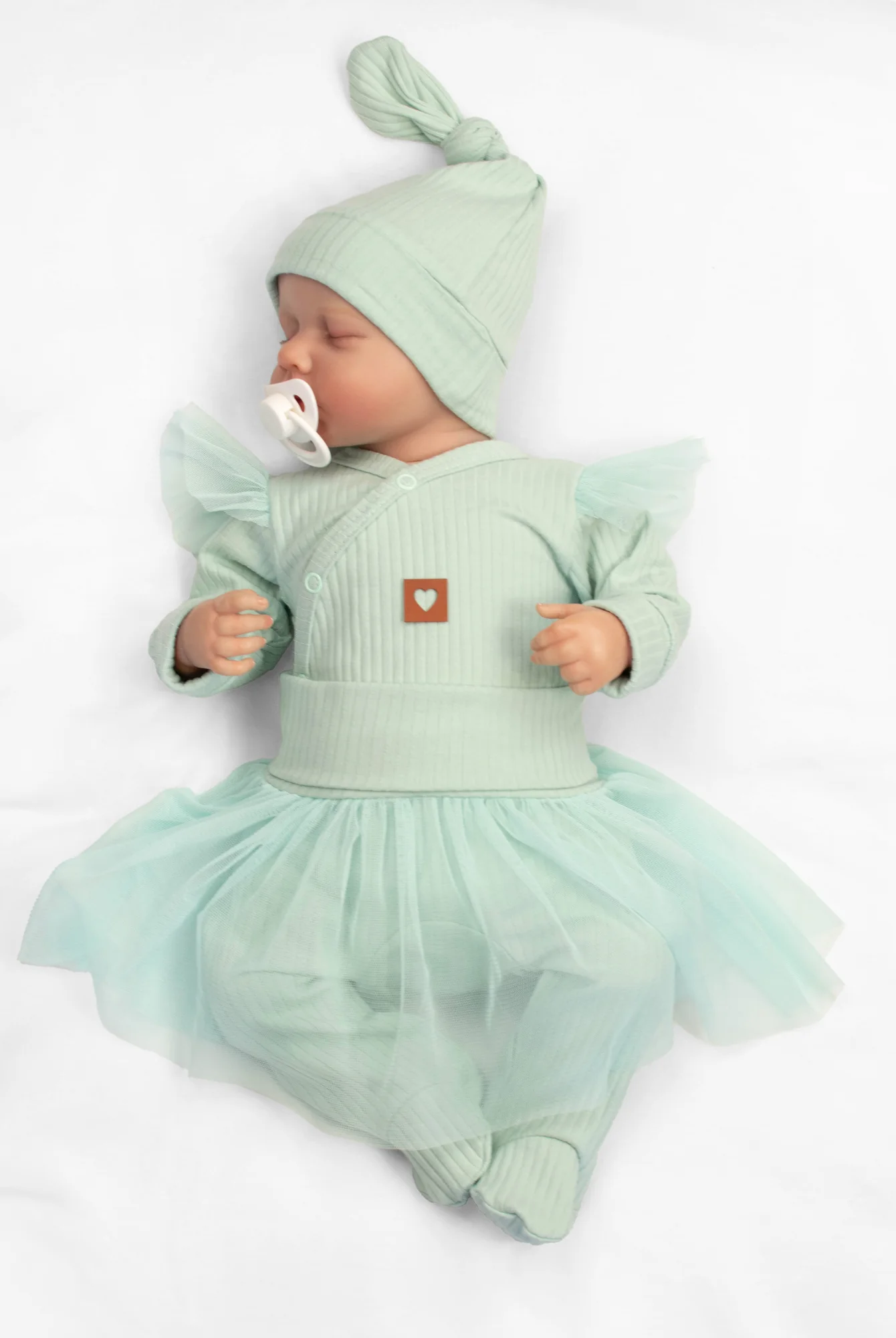 Rastúca súprava 3D Lux, Sweet Angel - mätová, 68/74