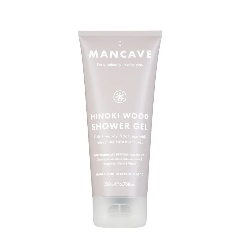 MANCAVE sprchový gél HINOKI WOOD tuba 200ml