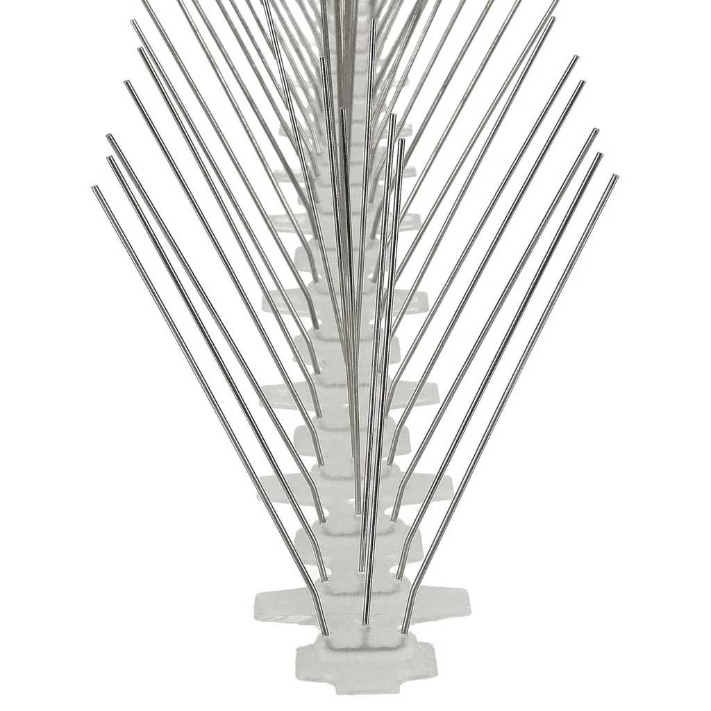 Kovové hroty pre holuby 50 cm × 11 cm × 4 cm