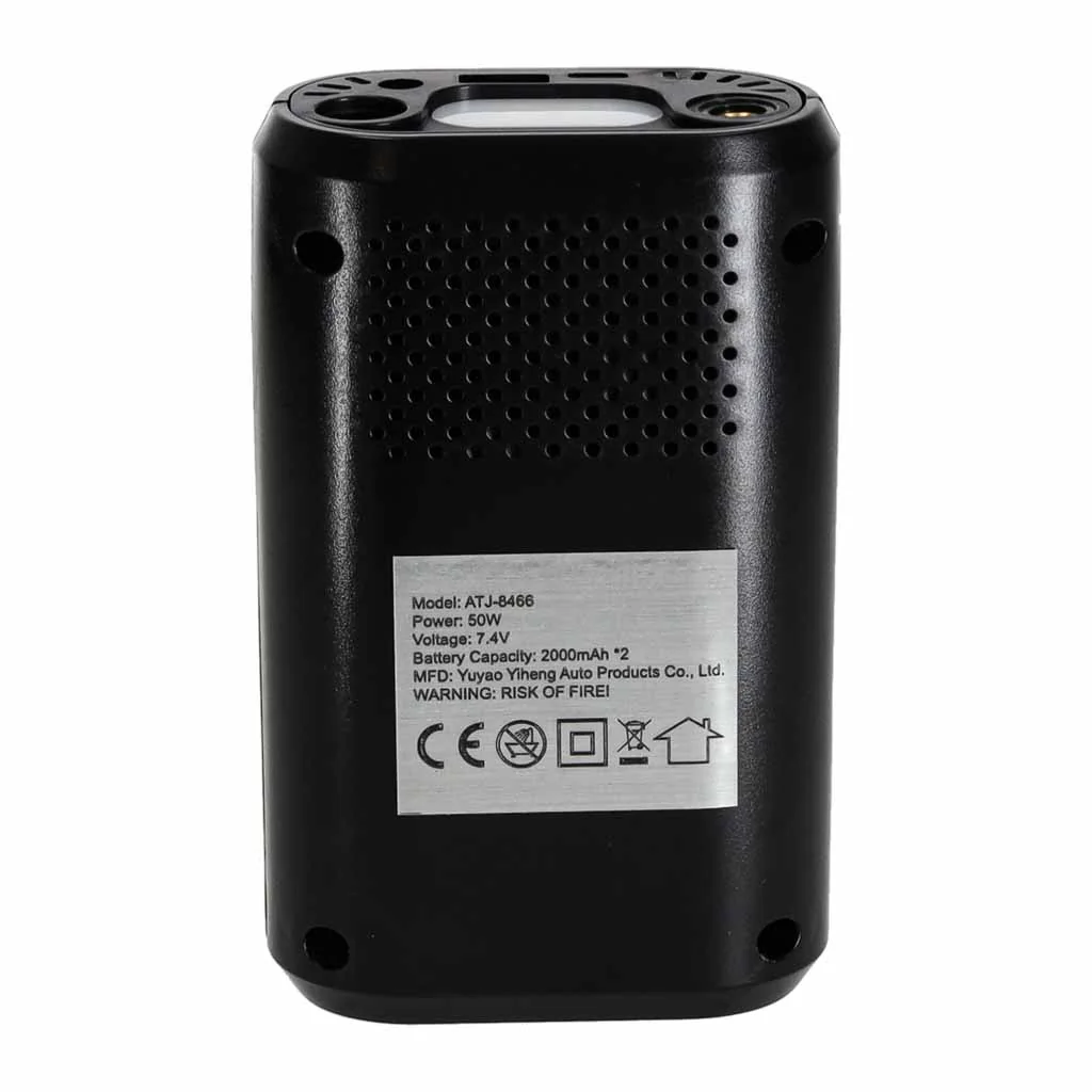 Prenosný elektrický kompresor na pneumatiky 150 PSI USB-C + powerbanka
