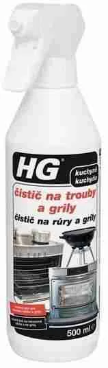 HG čistič na rúry a grily 500ml 1×500 ml, čistič