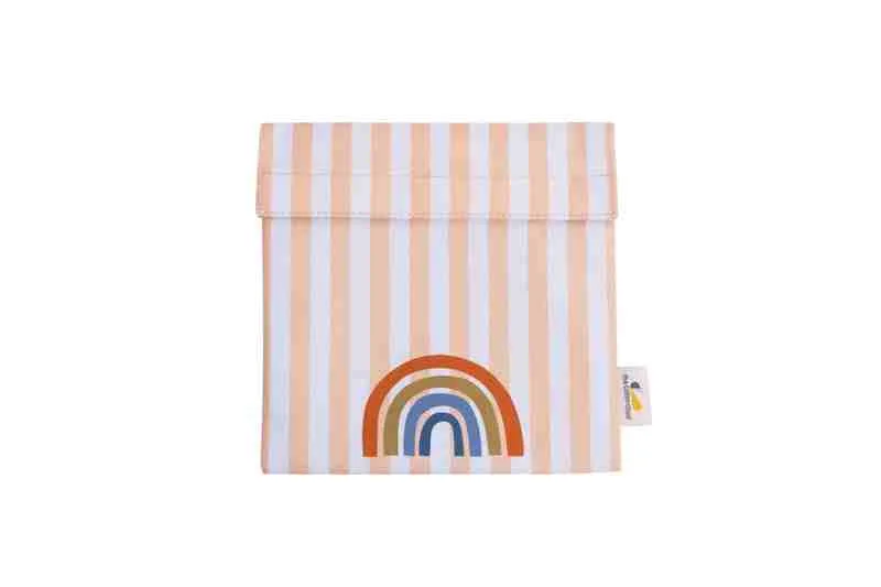 THE COTTON CLOUD Vrecko na desiatu Rainbow 1×1 ks, vrecko na desiatu