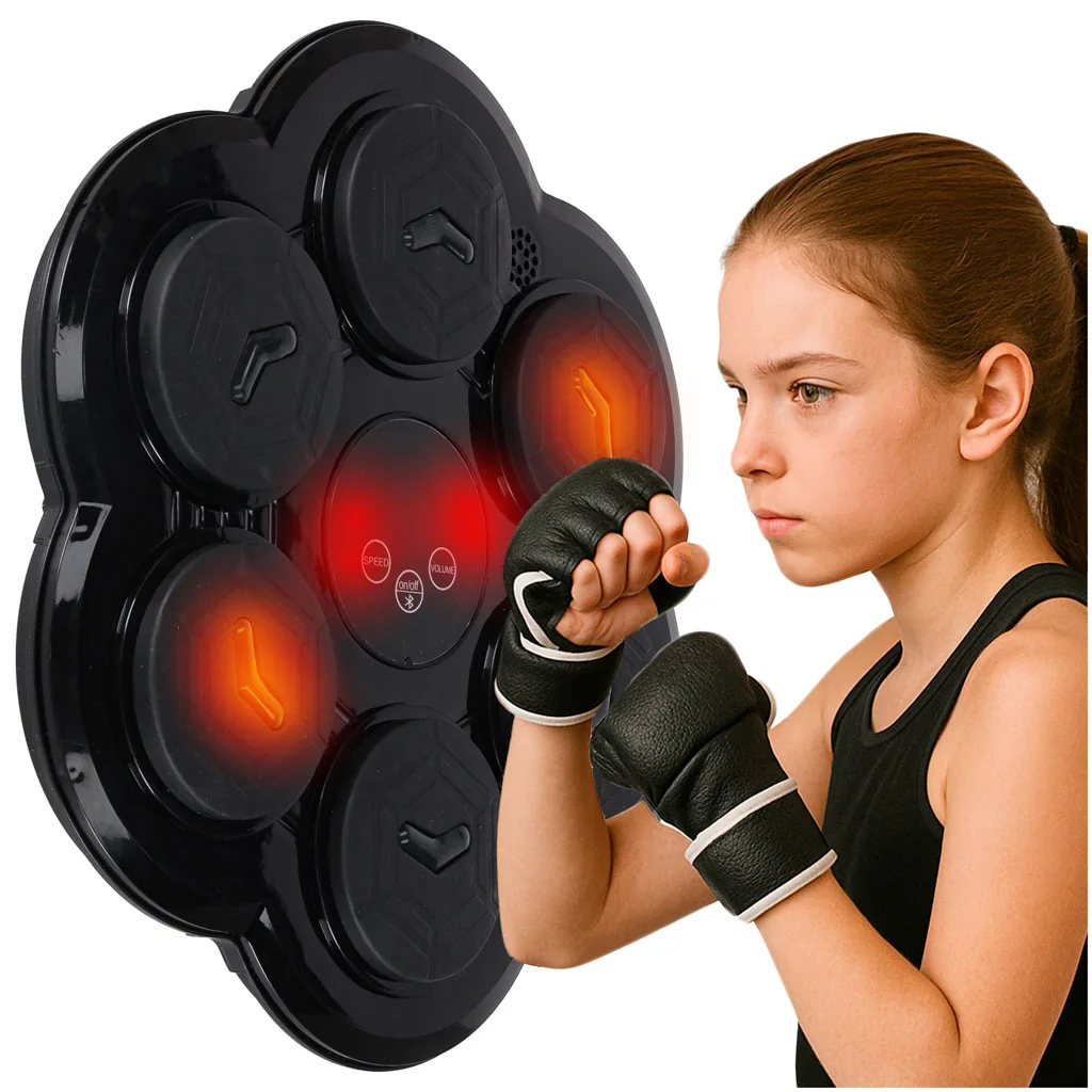 Boxerský tréningový terč na stenu LED, BT – 6 zón, USB