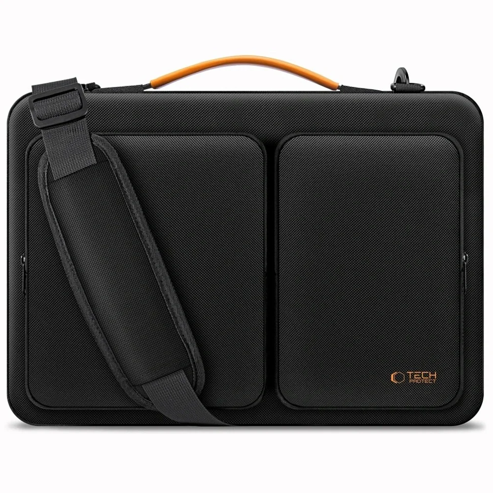 Tech-Protect Defender Bag taška na notebook 15-16'', čierna / oranžová