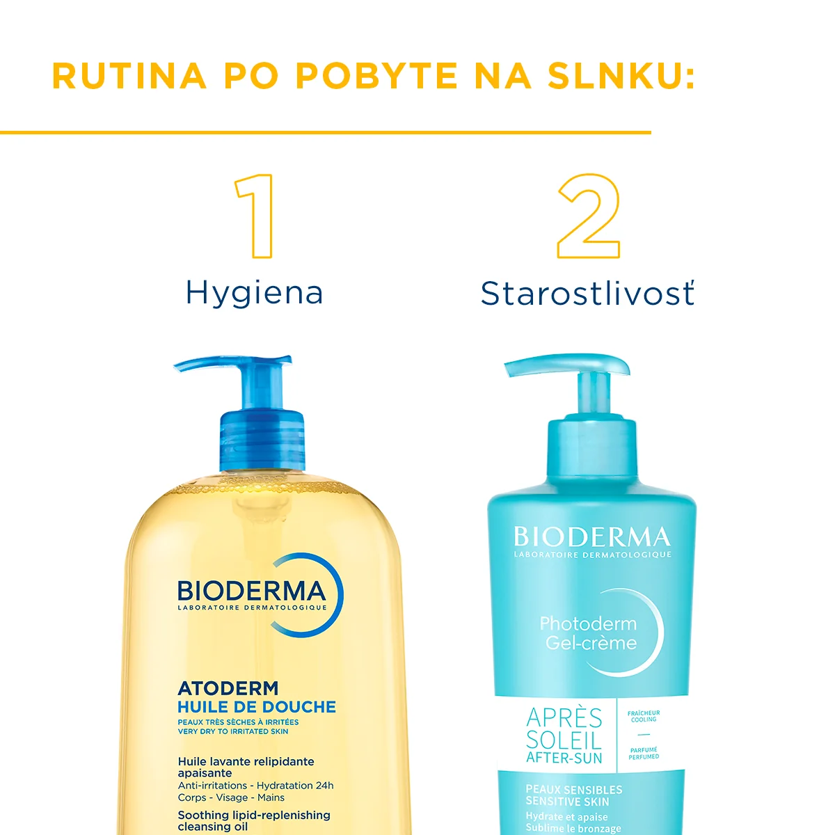 BIODERMA Photoderm After sun gel-krém po opaľovanie 1×500 ml, telový gel-krém po opaľovanie