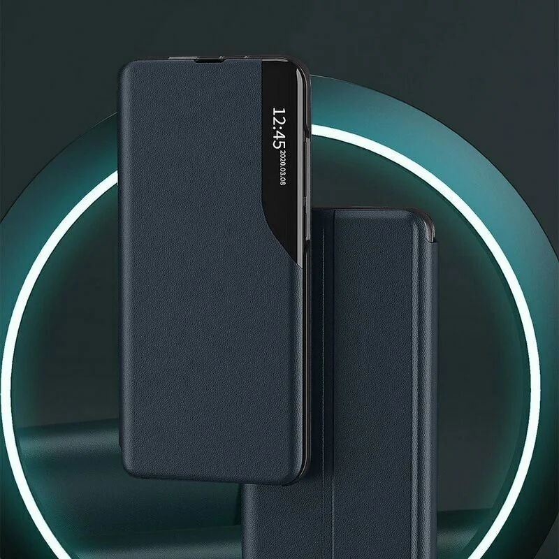 Elegantné knižkové puzdro pre Xiaomi Redmi 12 4G/Redmi 12 5G - Červená Zabudovaný stojan