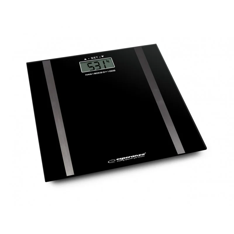 Váha osobná digitálna ESPERANZA EBS018K SAMBA Black (meria tuk,vodu,svaly)