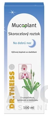Mucoplant Skorocelový roztok Na dobrú noc 1×100 ml, skorocelový roztok