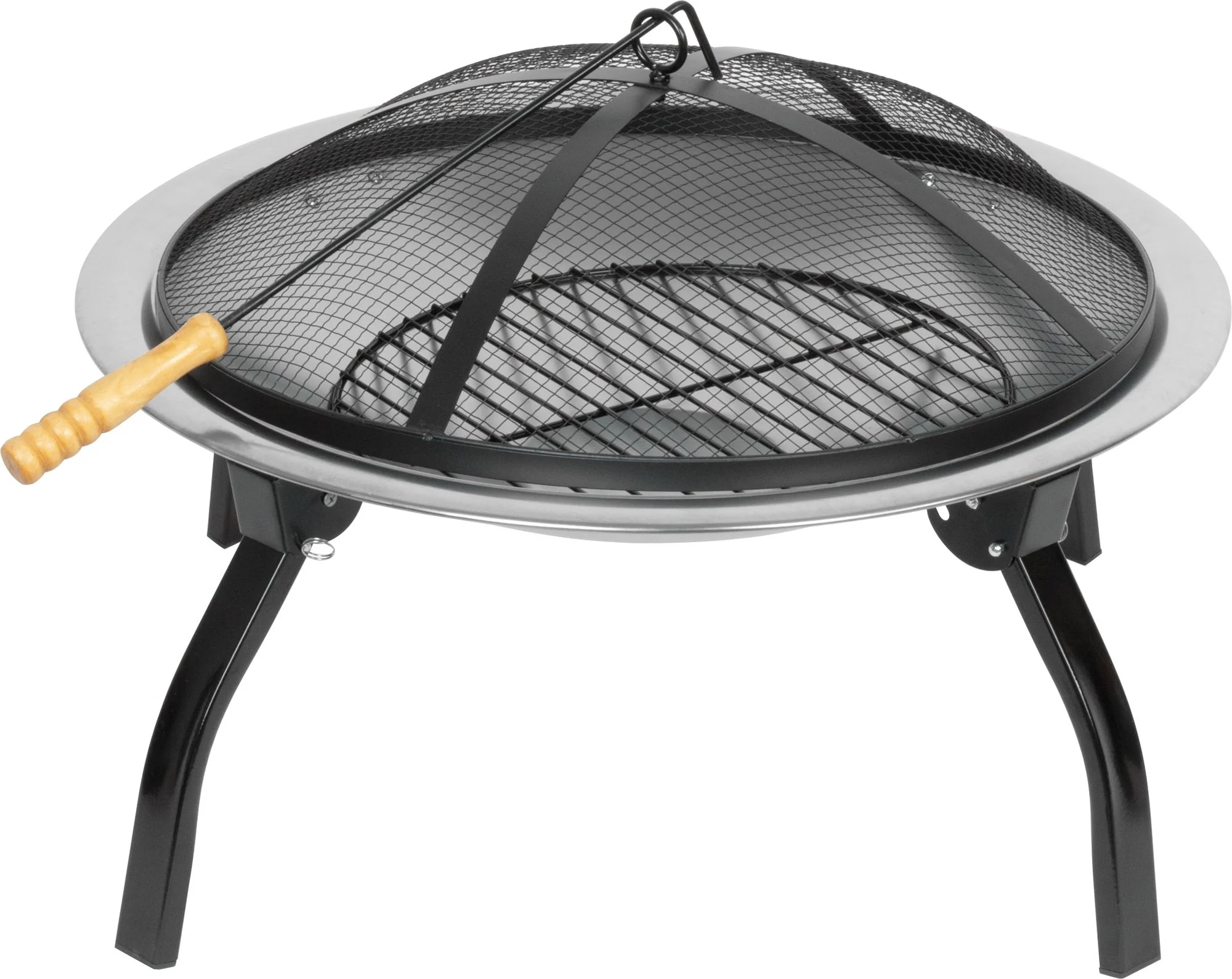 Strend Pro okrúhle ohnisko Mara, 1 ks BBQ, kovové, 57x57x40 cm