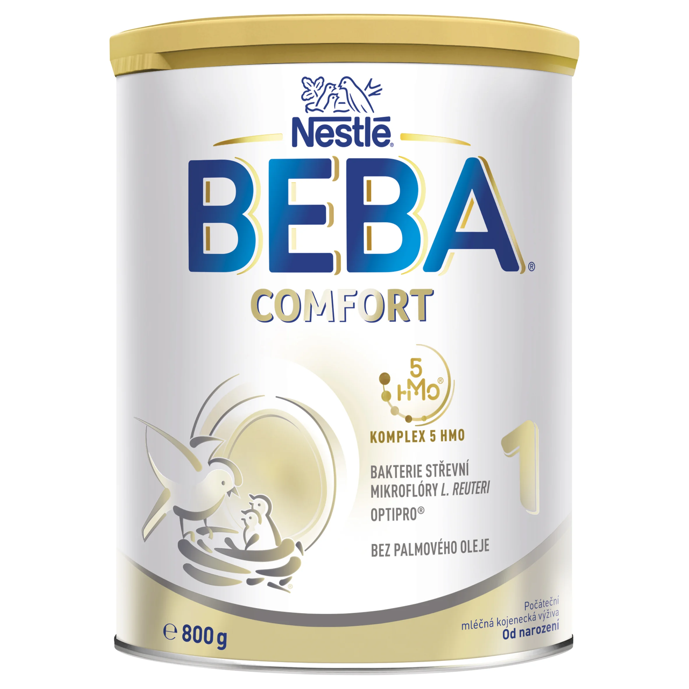 BEBA COMFORT 1, komplex 5 HM-O (počiatočná mliečna výživa (od narodenia)(inov.2026) 1×800 g