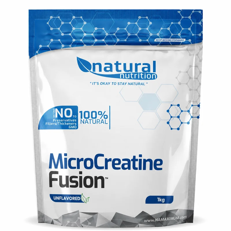 MicroCreatine Fusion™ mikronizovaný kreatín monohydrát 1kg Natural