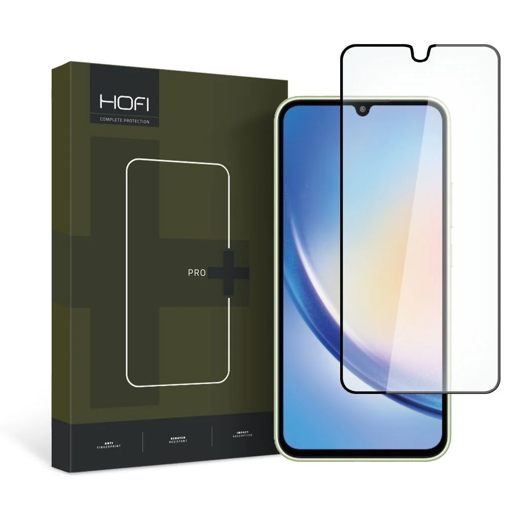 HOFI Glass Pro Full Screen ochranné sklo na Samsung Galaxy A34 5G, čierne rne