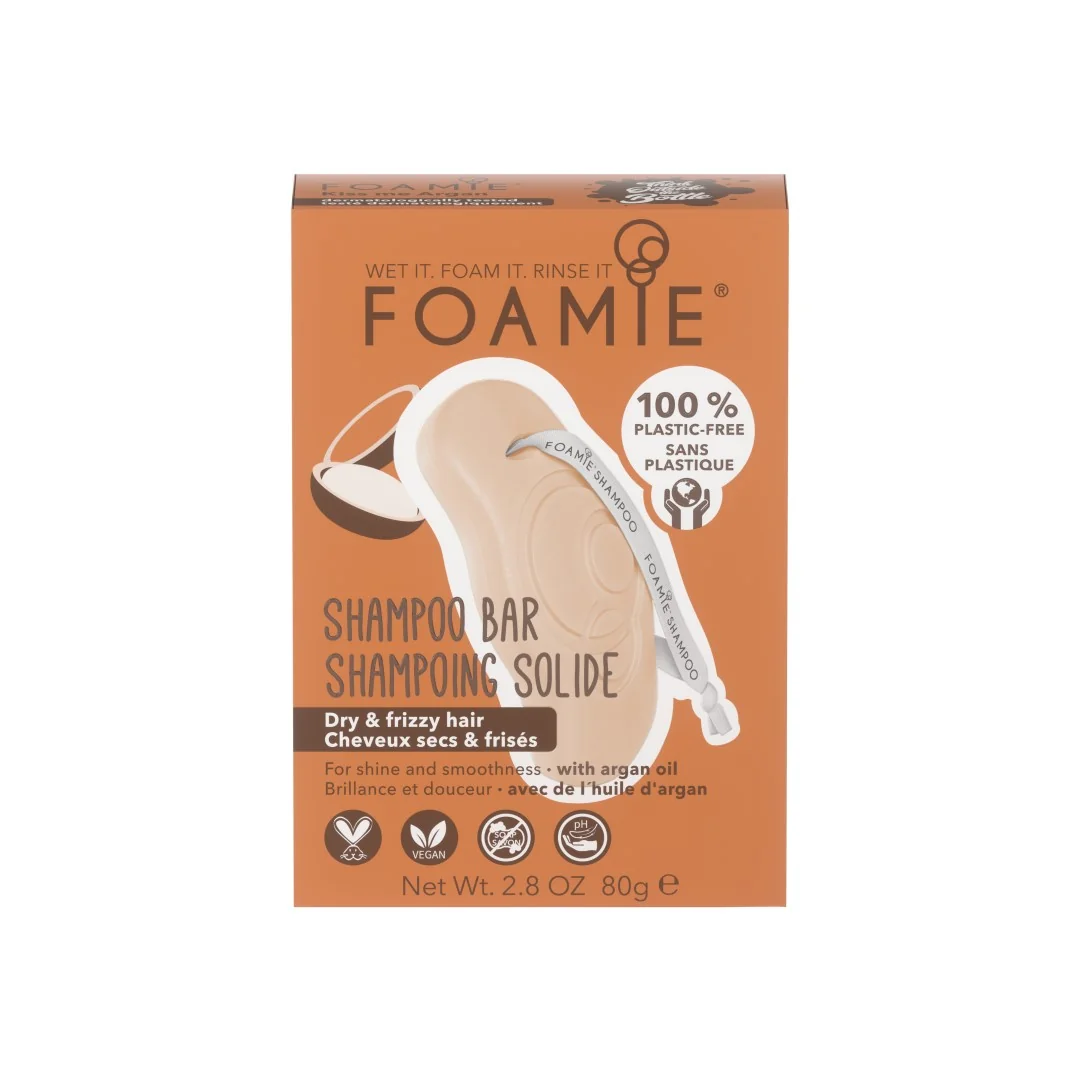 Foamie Tuhý šampón Kiss Me Argan 1×80 g, tuhý šampón