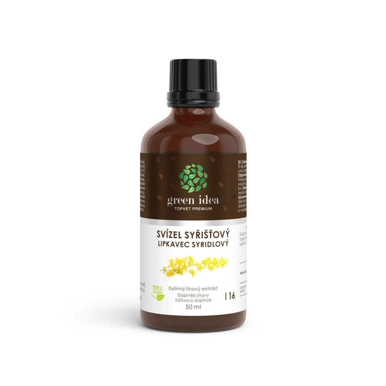 Lipkavec syridlový – tinktúra 50 ml – Green idea