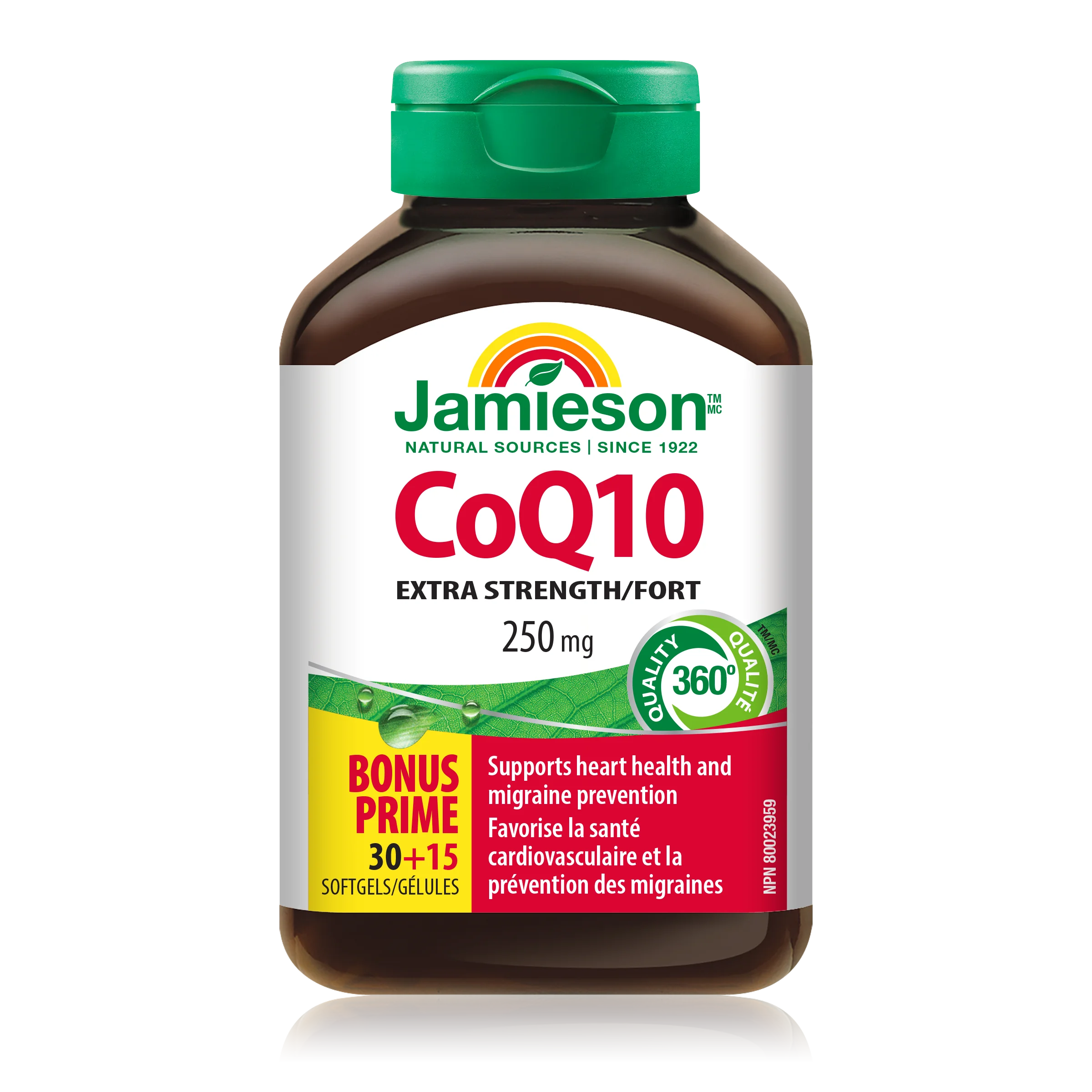 Jamieson Coenzym Q10 250mg 1×45 tbl, výživový doplnok