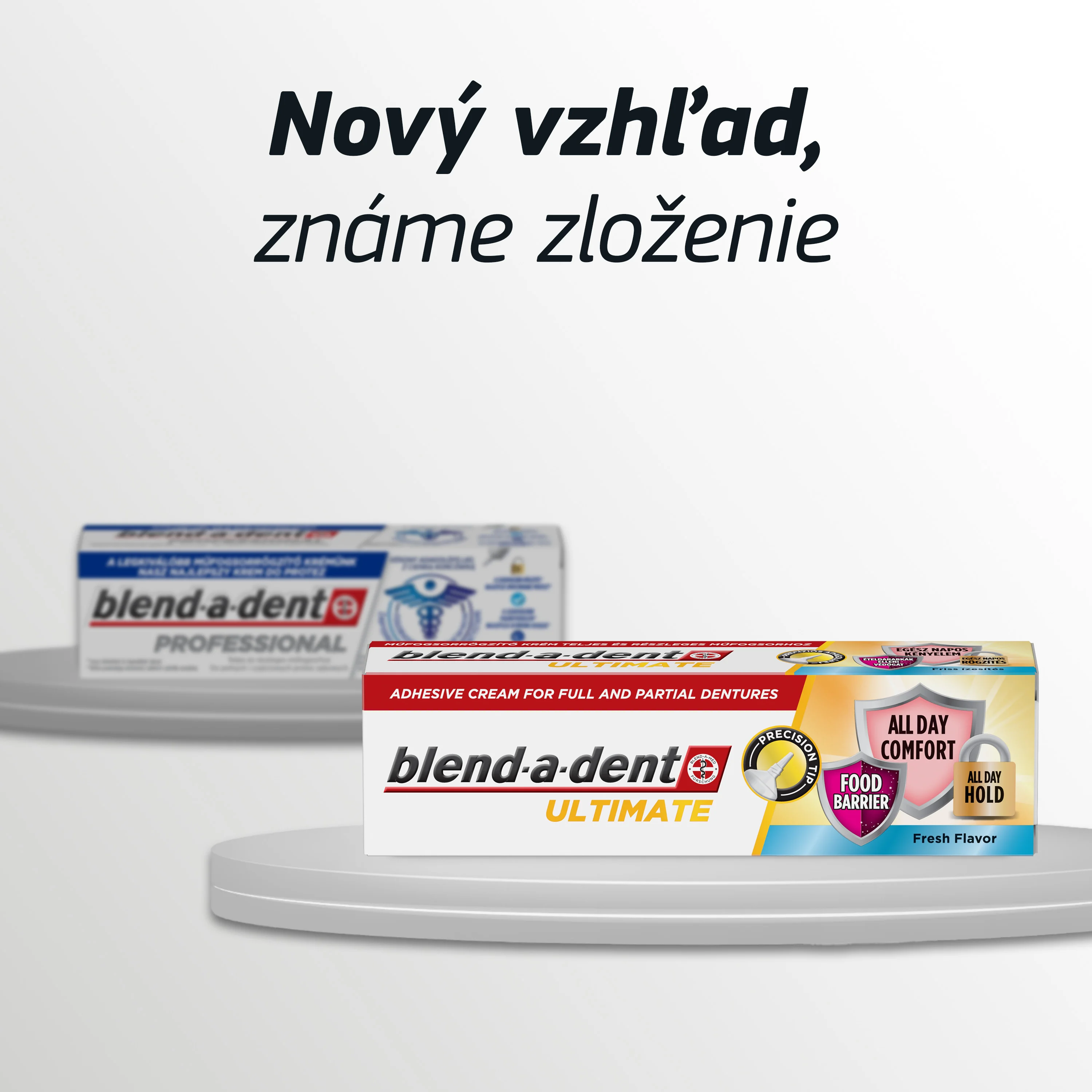Blend-a-dent Ultimate Fresh fixačný krém na zubné protézy 40 ml