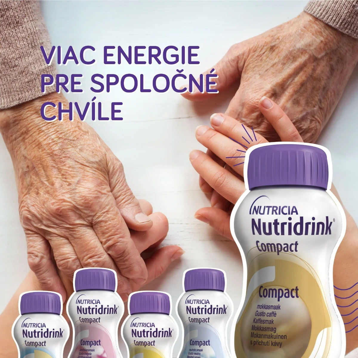 Nutridrink Compact s neutrálnou príchuťou 4x125 ml, nápoj na medicínske účely