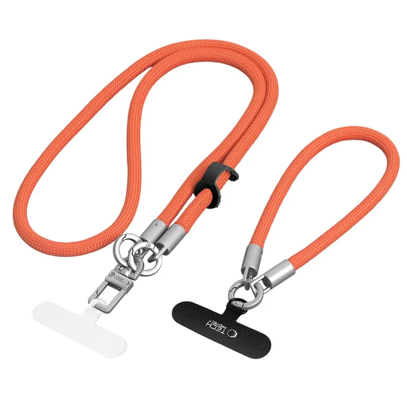 Tech-Protect C10S Crossbody Strap šnúrka na mobil, oranžová