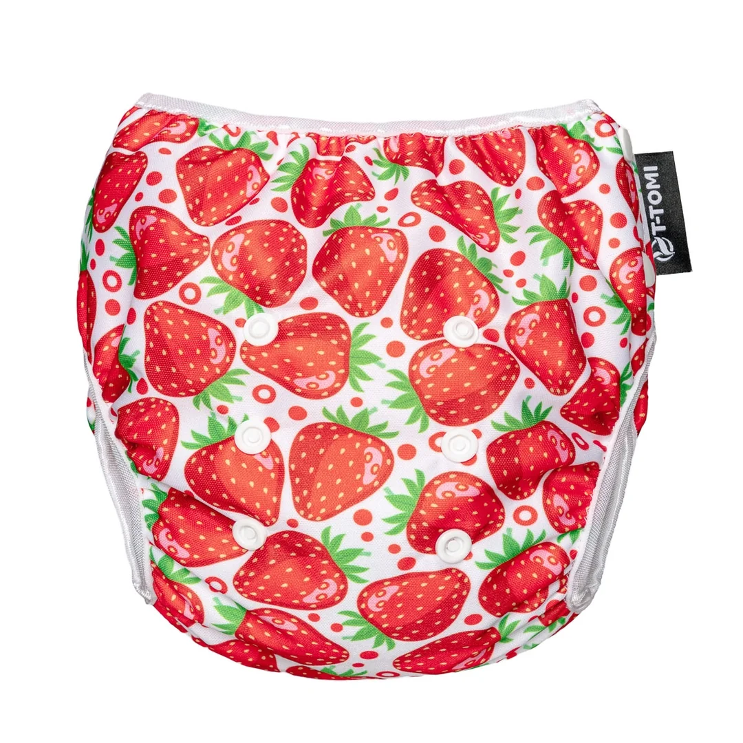 Plienkové plavky Strawberries