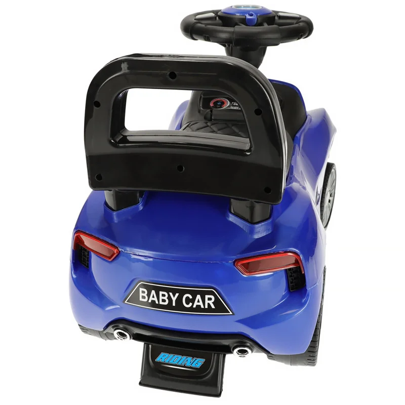 Odrážadlo detské auto modré zo zvukmi a svetlami KX4411_1