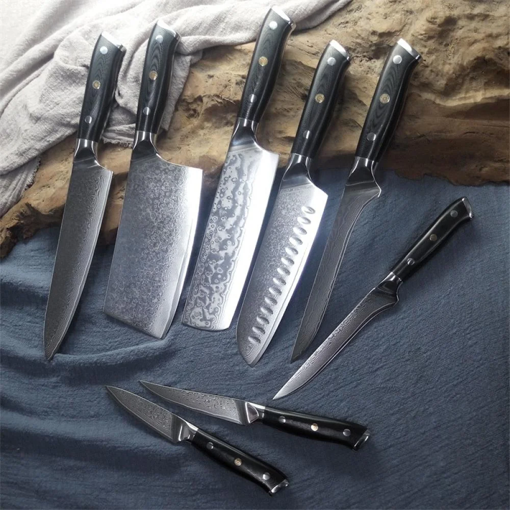 Damaškový kuchynský nôž Big Chef, 19,5cm