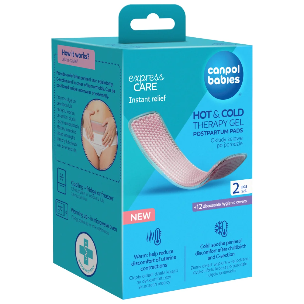 Canpol babies Popôrodné gélové vložky Hot&Cold 2 ks