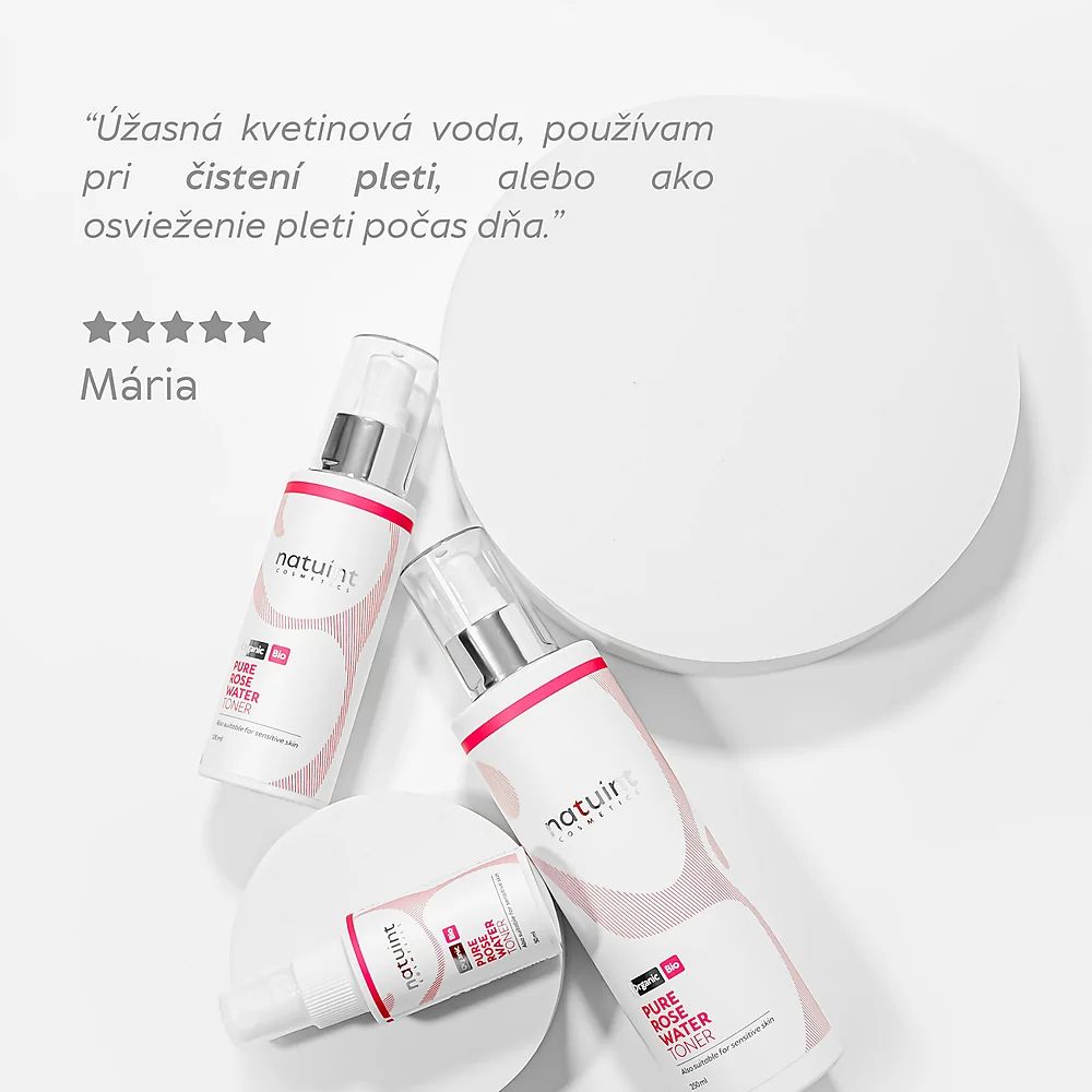 Natuint cosmetics - Ružová voda 100 ml Organic
